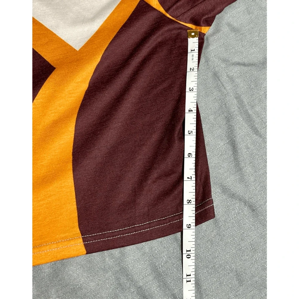 Vintage Washington Redskins Men’s T-shirt NFL Burgundy & Gold Shorts Sz 5XL